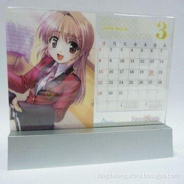 Desktop Calendar, Measures 13.6 x 12cm, Suitable for Office Supply or Promotional Gifts